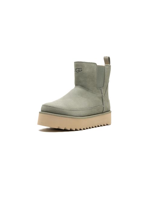 Ugg Black Chelsea Platform Mini "Shaded Clover" 1158051 Sdc"