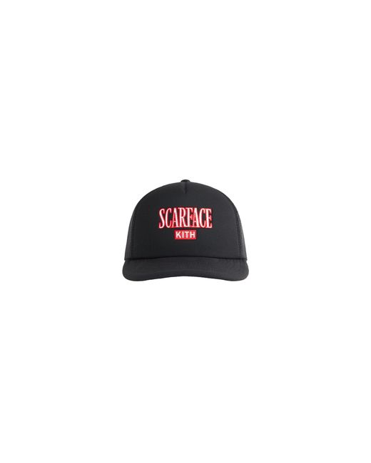 Kith Black Scarface Poly Foam Nolan Trucker Hat Khm051256 001" for men