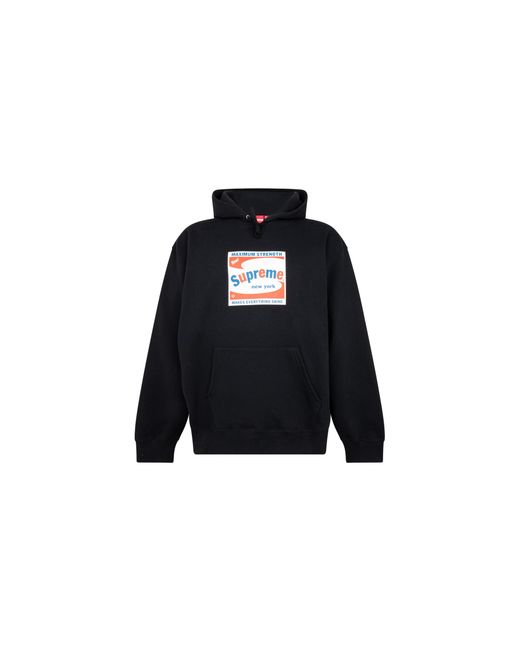 Supreme Black Shine Hoodie "Ss21" Su10297"