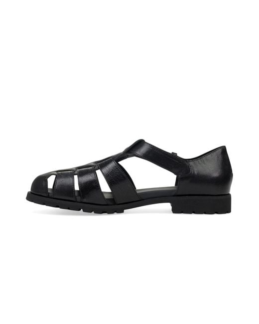 Aimé Leon Dore Black Fisherman Sandals Ss23Fd005" for men