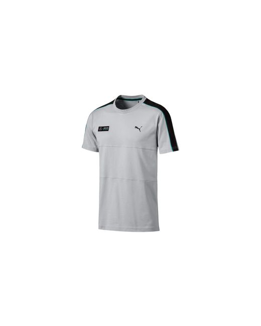 PUMA Black Mapm Mercedes Amg T7 Tee "Mercedes Team" 595354 03" for men