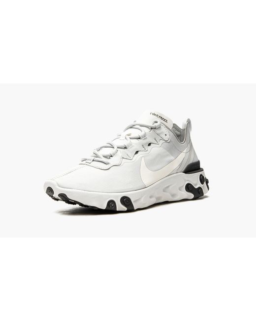 Nike Black React Element 55 Shoes for men