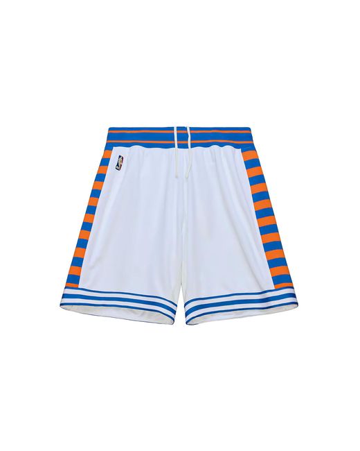 Mitchell & Ness Blue Nba Authentic Shorts "New York Knicks 2015" Bt14224 Nykwhit" for men