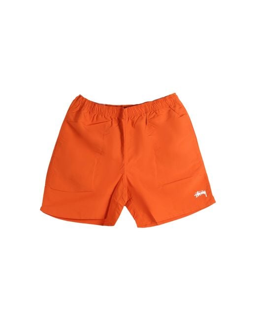 Stussy Orange Water Stock Short "Clay" 113155 Clay" for men