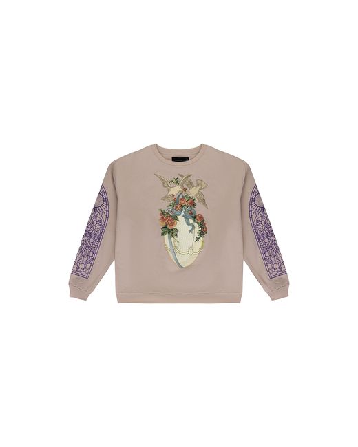 Who Decides War Black Gift Crewneck Sweatshirt 1110230033Ss24" for men