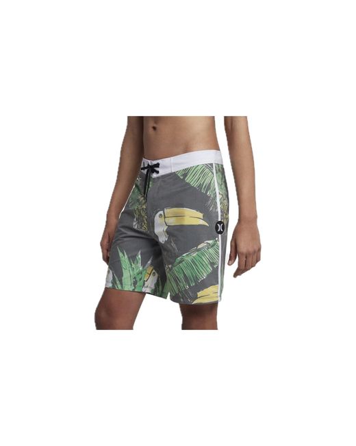 Hurley Black Toucan 18" Boardshorts Ah0314 010" for men