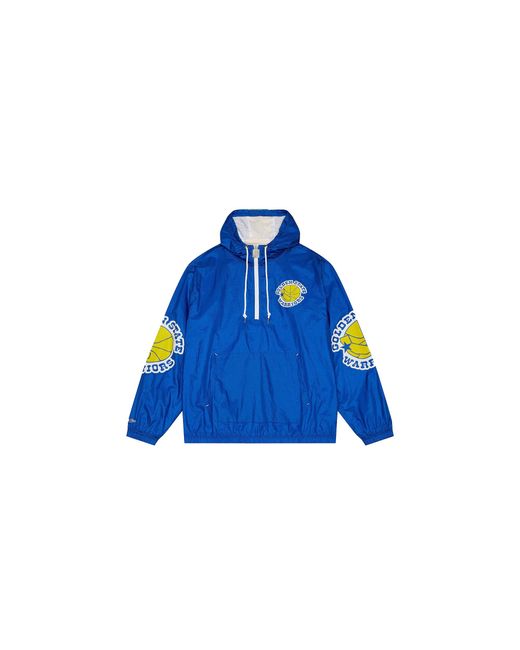 Mitchell & Ness Blue Team Og 2.0 Anorak Windbreaker Warriors "Royal" Ojpo5527 Gswyyppproya" for men