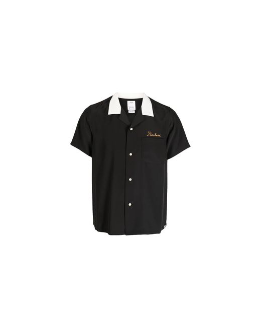 Visvim Black Hacking Shirt S/S "Silk for men