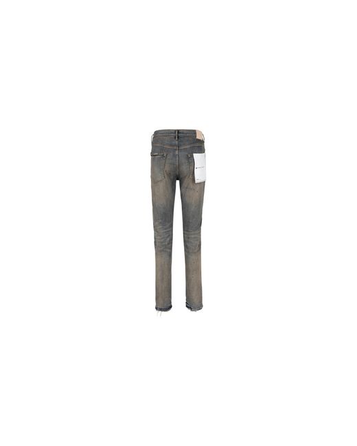 Purple Brand Black Low Rise Slim Fit Jeans P001 Ior" for men
