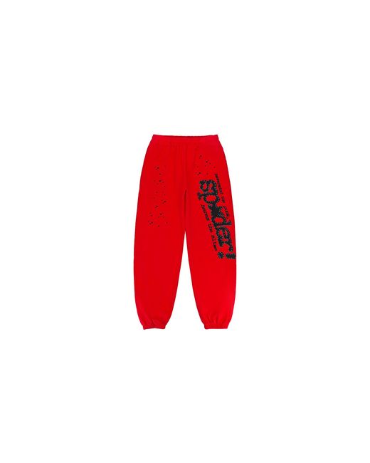 Sp5der Red Punk V2 Jogger & Sweatpants M01Ss002P2Ry"