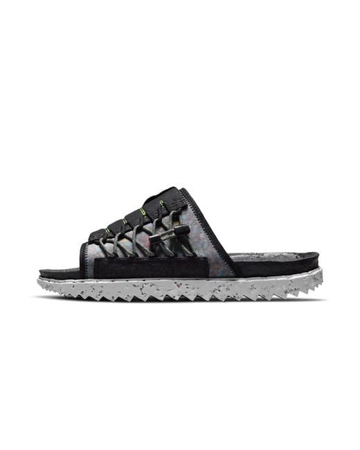 Nike Black Asuna Crater Slide Dj4629 002" for men