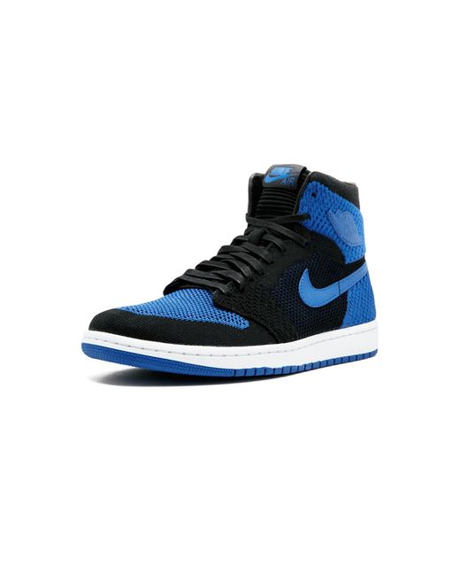 Nike Blue Air 1 Retro Hi Flyknit "Royal" 919704 006" for men