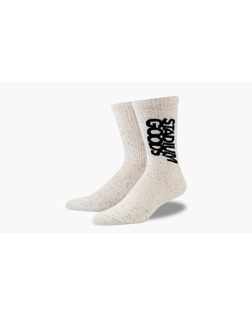 Stadium Goods White Crew Socks