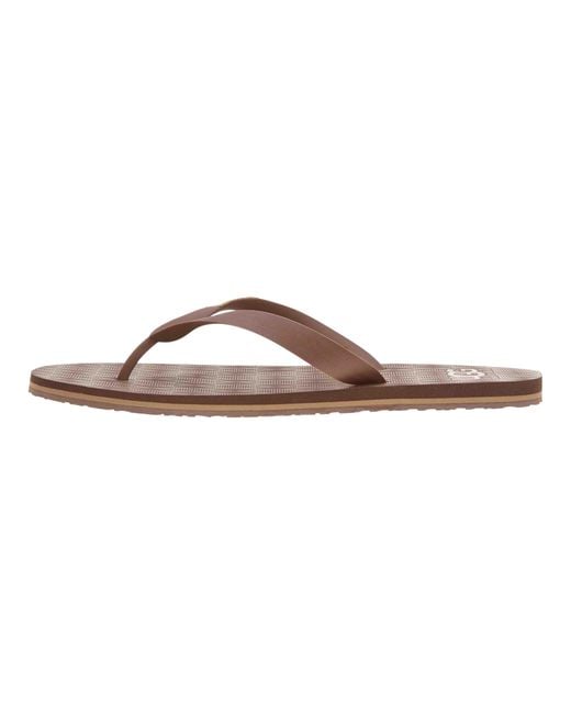 Ugg Black Keppel Thongs Slippers "Chocolate" 1829 Cho" for men