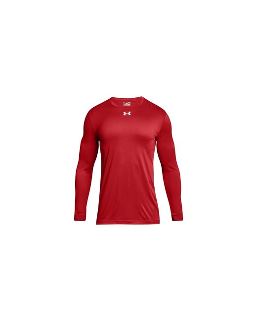 Under Armour Red Locker T-Shirt 2.0 Long Sleeve Shirt Metallic" 1305776 600" for men