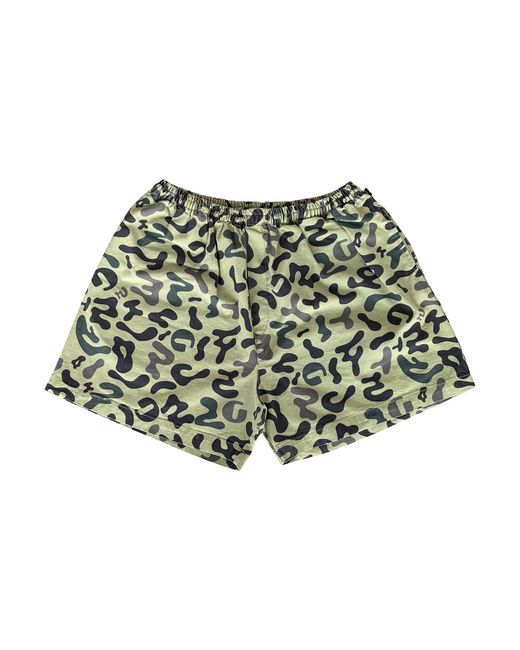 GALLERY DEPT. Green Camouflage Zuma Shorts Gd281" for men