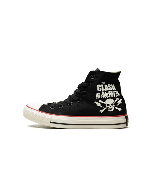 Converse Black All Star The Clash 2 High Sneakers "Chuck Taylor" 114001" for men