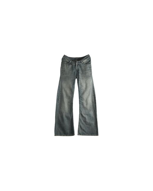 Balenciaga Black Curved Waist Pants 848019 Ttw76 3394"