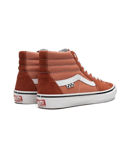 Vans Black Skate Sk8 Hi "Burnt Ochre" Vn0A5Fccgwp" for men