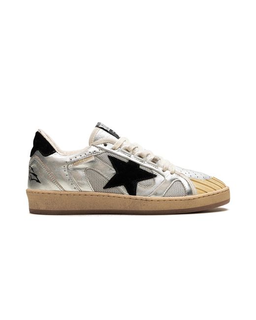 Golden Goose Deluxe Brand Black Ball Star Double Quarter With Waves Laminated And Net Upper Suede Star And Heel Gwf00556.F005687.60246"