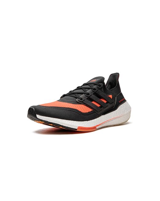 Adidas Black Ultraboost 21 "Carbon Solar" Fz2559" for men