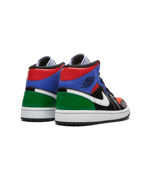 Nike Blue Air 1 Mid Se Patent" Cv5276 001"