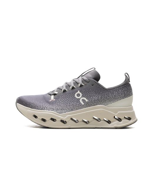 On Shoes Black Cloudsurfer Max "Asphalt/Ice" 3Mf30433396" for men