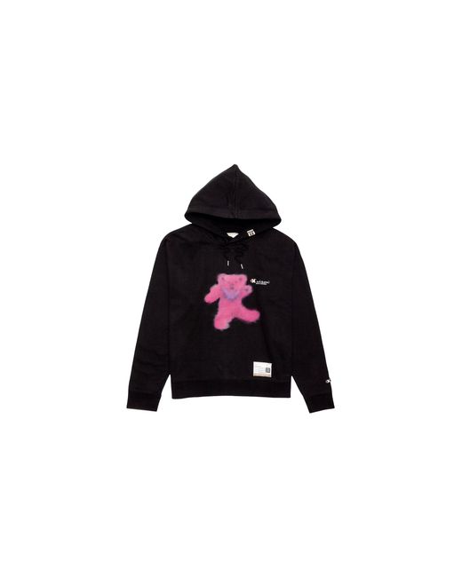 Maison Mihara Yasuhiro Black Mmy X Champion Teddy Bear Logo Hooded Sweatshirt Multi" A09Hd712" for men