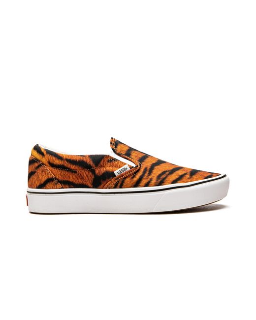 Vans Black Comfycush Slip-On "Tiger" Vn0A3Wmd8Wp" for men