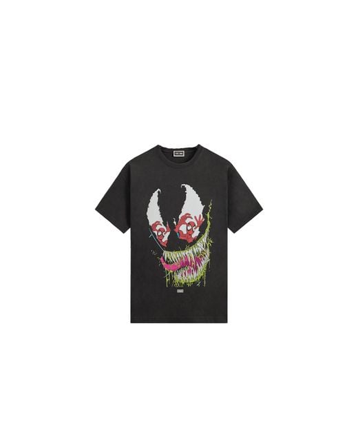 Kith Black Marvel Venom Vintage T-Shirt Khm034325 001" for men