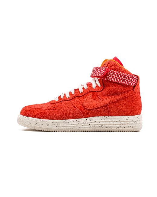 Nike Red Lunar Force 1 Hi Udftd Sp "Undftd" 652806 660" for men