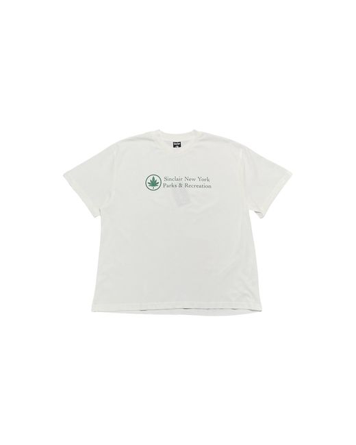 Sinclair Black Parks And Rec Short Sleeve T-Shirt Sm205 1 Wht" for men