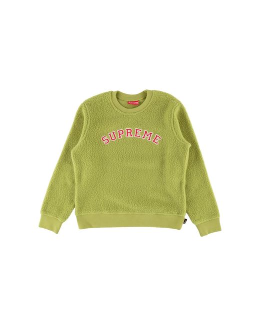 supreme green sweater