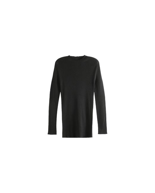 Rick Owens Black Ribbed Round Neck Top Ru01F2637 Ribm 09" for men