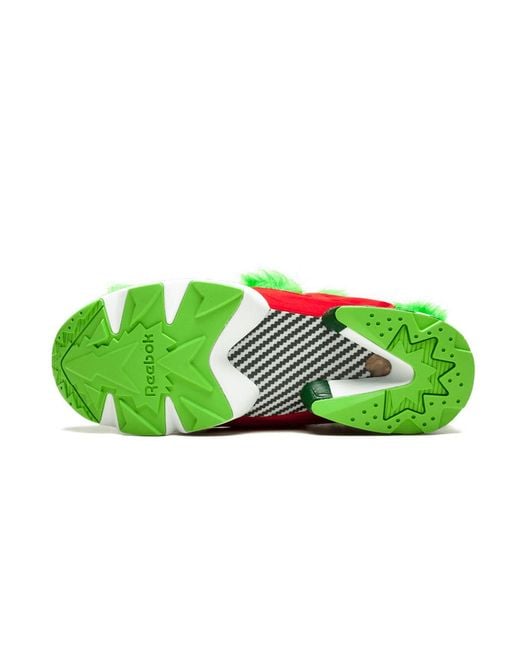 Reebok Green Instapump Fury Cv "Grinch" Bd4758" for men