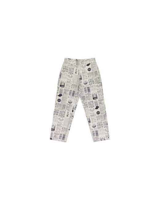 Aimé Leon Dore Black New York Mets Flyer Pants Fw23Wp032 Program Print" for men