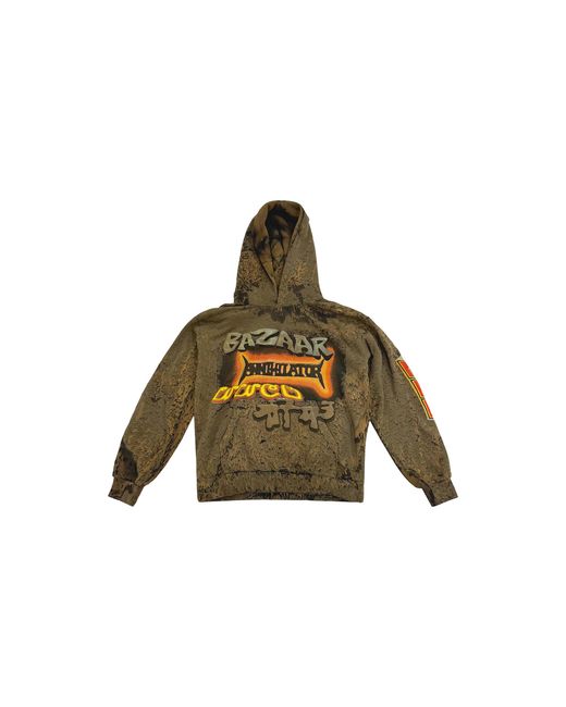 Travis Scott Green Cactus Jack X Cpfm Complexcon Bazaar Hoodie "Tan" Etcj Cpfm Hs01"