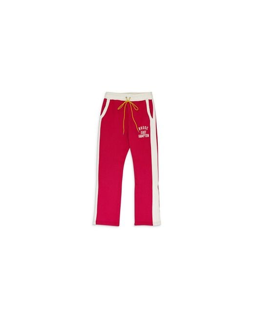 Rhude Red East Hampton Sweatpants Rhss24Pa23167277 Rdc" for men