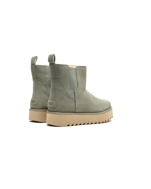Ugg Black Chelsea Platform Mini "Shaded Clover" 1158051 Sdc"