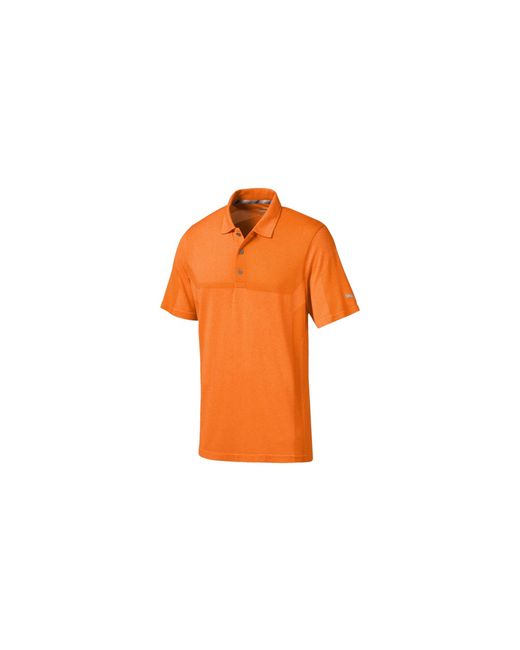 PUMA Orange Evoknit Breakers Polo "Vibrant" 577399 07" for men