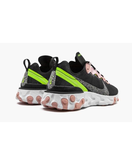 Nike Black React Element 55 Prm Mns Coral Stardust" Cd6964 002"