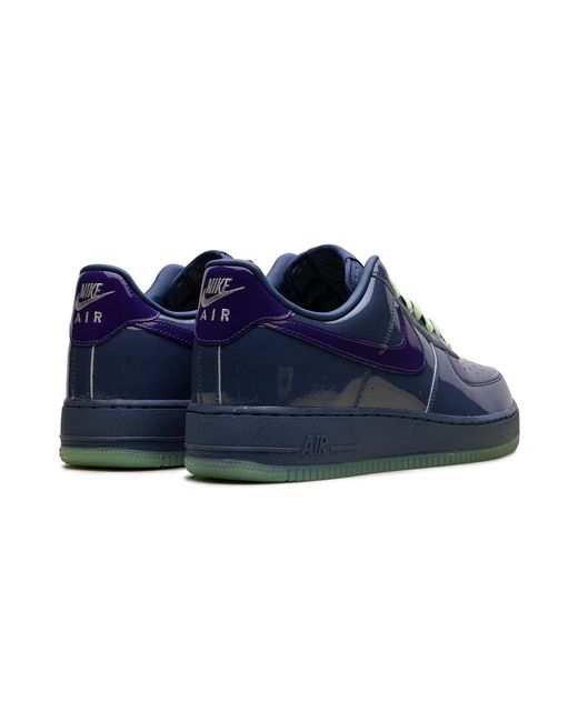 Nike Blue Air Force 1 Low "Patent Leather Mystic Grape Ice" Io4489 400" for men