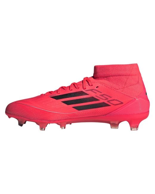 Adidas Red F50 Pro Fg "Turbo Aurora Platinum Metallic" Ih3812"