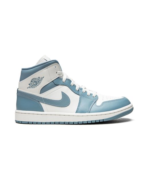 Nike Blue Air 1 Mid "Unc" Bq6472 141"