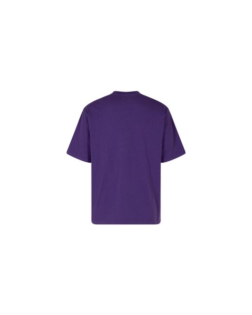 Supreme Purple Stencil Embroidered S/S Top "Ss24" Su491"
