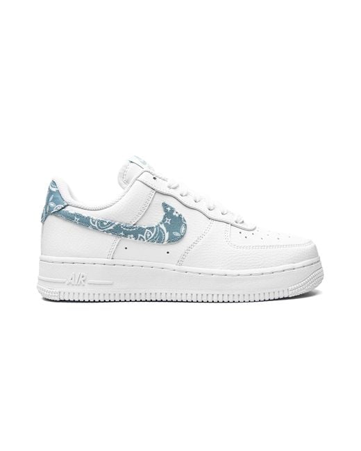 Nike Black Air Force 1 Lo Mns "Paisley