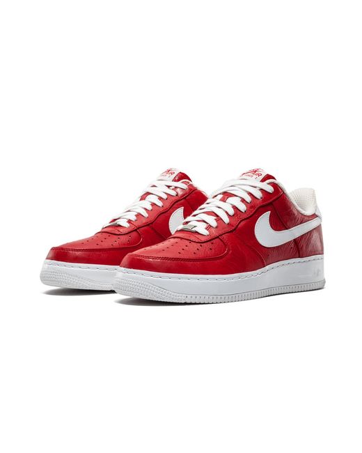 Nike Red Air Force 1 Low Supreme I/0 "Slam Jam" 318931 611" for men