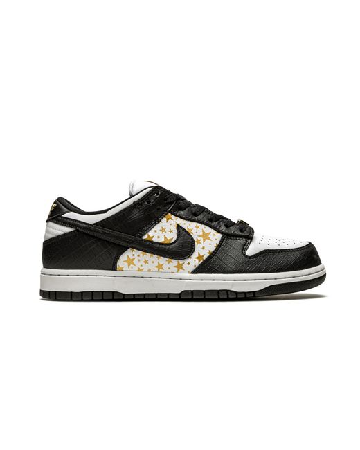 Nike Black Sb Dunk Low "Supreme for men