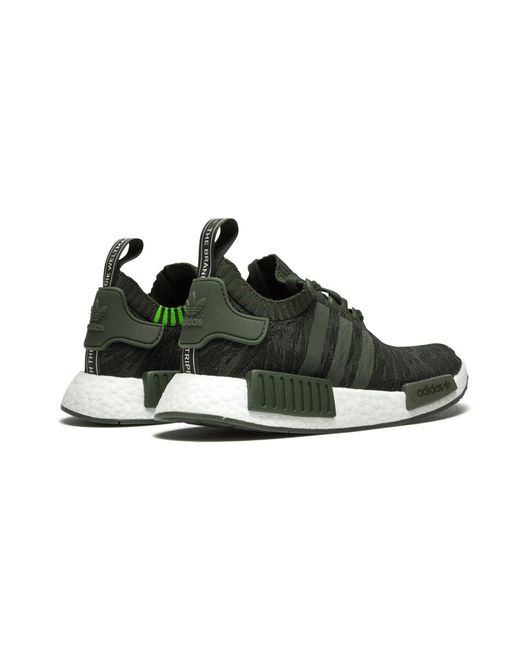 Adidas Black Nmd R1 Pk "Night Cargo" Cq2445" for men