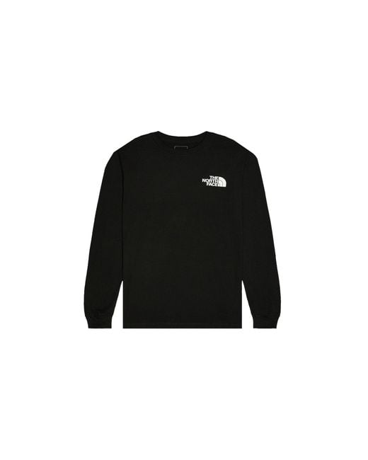 The North Face Black Box Nse Long Sleeves T-Shirt "Tnf Tnf" Nf0A811Nky4" for men